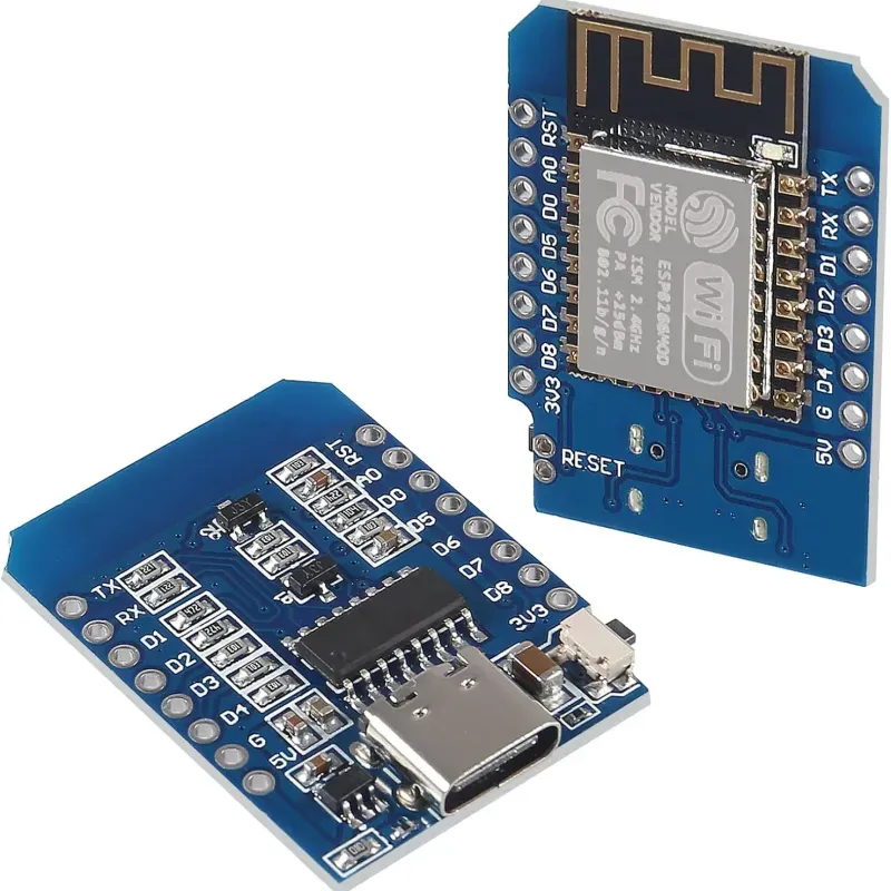 Wemos D1 Mini ESP8266 Fejlesztői Kártya Wemos D1 Mini ESP8266 Fejlesztői Kártya
